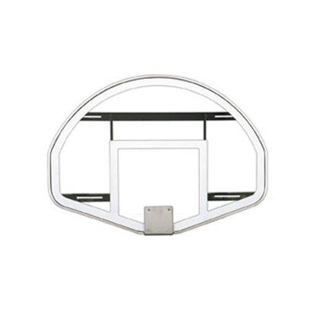 FIRST TEAM First Team FT233 Tempered Glass 39 X 54 in. Fan-Shaped Glass Backboard FT233